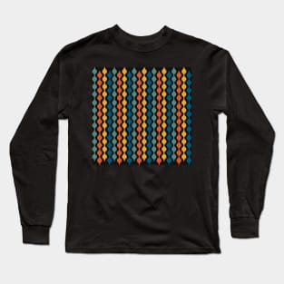 Graphic retro pattern, drops on string Long Sleeve T-Shirt